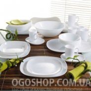 Столовий сервіз Luminarc Sweet Line White E8013 (18 предметів)