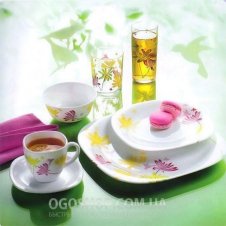 Столовий сервіз Luminarc Crazy Flower E8047 (19 предметів)