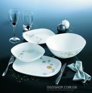 Столовый сервиз Luminarc Sequins White E8063 (19 предметов)