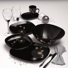 Чайний сервіз Luminarc Sequins Black E8065