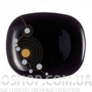 Тарелка обеденная Luminarc Sequins Black E8074
