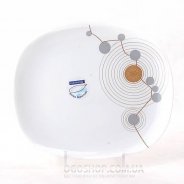 Тарелка обеденная Luminarc Sequins White E8075