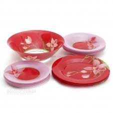 Столовий сервіз Luminarc Red Orchis G3931 (38 предметів)