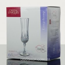 Набір келихів для шампанського Cristal D`Arcues Diamax Longchamp G5189