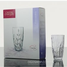 Набір склянок високих Cristal D`Arcues Diamax Cassandra G5627