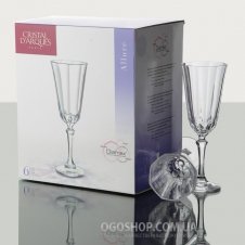 Набор бокалов для шампанского Cristal D`Arcues Diamax Allure G5794