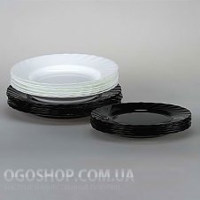 Столовий сервіз Luminarc Trianon Black & White G8732 (18 предметів)