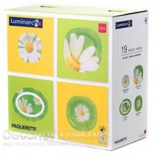 Столовий сервіз Luminarc Carine Paquerette G8909 (19 предметів)