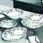 купити Столовий сервіз Luminarc Dripping White G9656 (19 предметів) Столовий сервіз Luminarc Dripping White G9656 (19 предметів)