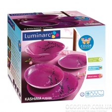 Столовый сервиз Luminarc Kashima Fushia G9715 (19 предметов)