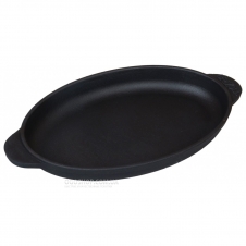 Сковорода чавунна з дощечці Brizoll H2214-Д (22 см)