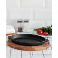 Сковорода чавунна Brizoll H2214 (22 см)