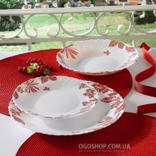 Тарілка обідня Luminarc Romancia Red H2393