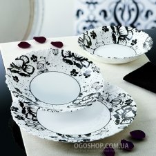 Столовий сервіз Luminarc Alcove Black H2416 (19 предметів)