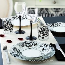 Столовий сервіз Luminarc Alcove Black H2416 (19 предметів)