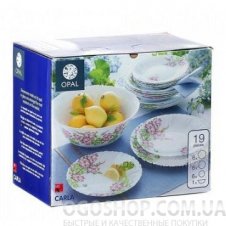 Столовий сервіз Luminarc Carla Rose H3432 (19 предметів)