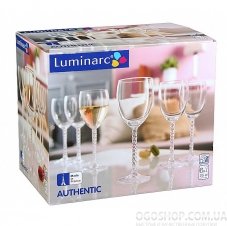Набір келихів для вина Luminarc Authentic Transp H5651 (310 ml)
