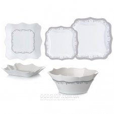 Столовий сервіз Luminarc Authentic Silver H8391 (19 предметів)