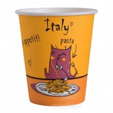 Стакан паперовий Культура Italy 300 мл 50шт / уп (20/1000) (КВ80)