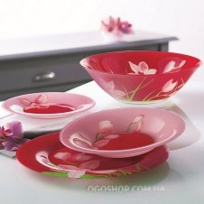 Тарілка обідня Luminarc Red Orchis J1355