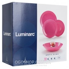 Столовый сервиз Luminarc Arty Rose L3651 (18 предметов)