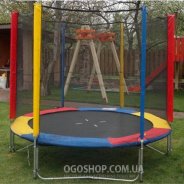 Батут МВМ 244 см с защитной сеткой