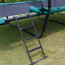 Батут прямокутний МВМ 457x305 см із захисною сіткою + сходи