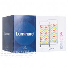 Стакан високий Luminarc Amsterdam Lyric N0031 (270 мл)