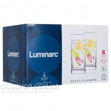 Стакан високий Luminarc Crazy Flower N0753 (270 мл)