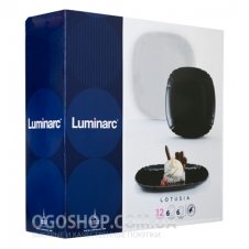Столовый сервиз Luminarc Lotusia Black & White N5229 (12 предметов)