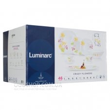 Столовий сервіз Luminarc Carine Crazy Flower N7094 (46 предметів)