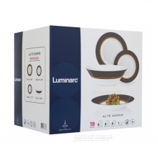 Столовый сервис Luminarc Essence Alto Saphir N8521 (19 предметов)