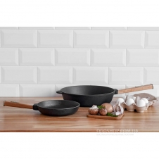 Сковорода чавунна Brizoll Optimа О2860-Р (28 см)