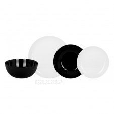 Столовый сервис Luminarc Diwali Black & White P4360 (19 предметов)