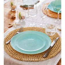 Столовий сервіс Luminarc Ammonite Turquoise & White P9909 (19 предметів)