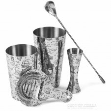 Шейкер Бостон Urbanbar Tiki Weighted UB3539-UB3543 (750 мл)