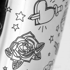 Шейкер Бостон Urbanbar Tattoo Weighted UB3541-UB3544 (750 мл)