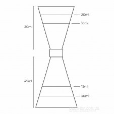 Джиггер Urbanbar Mr Slim UB4364G (30/60 мл)