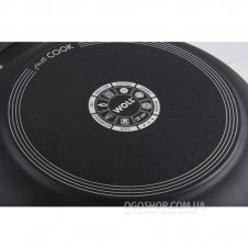 Сковорода Woll Just Cook W528JCA з сірої ручкою (28 см)
